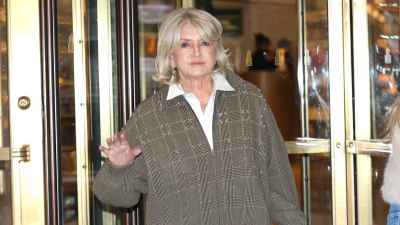 Martha Stewart is seen exiting the "Today" show on November 13, 2025 in New York City.