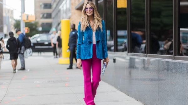 high-waisted pants