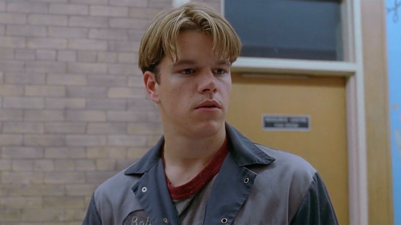 Matt Damon in Good Will Hunting