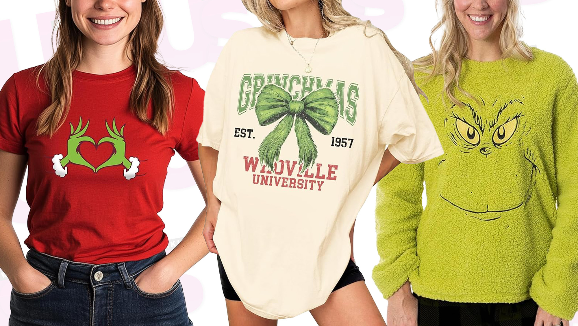 Grinch Tops and Sweaters