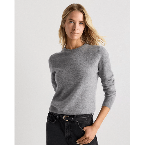Quince Mongolian Cashmere Crewneck Sweater