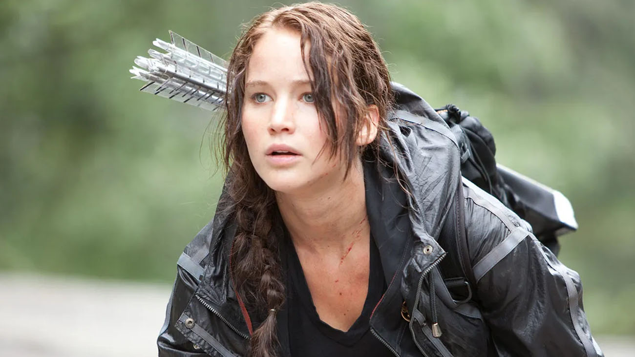 Jennifer Lawrence in The Hunger Games