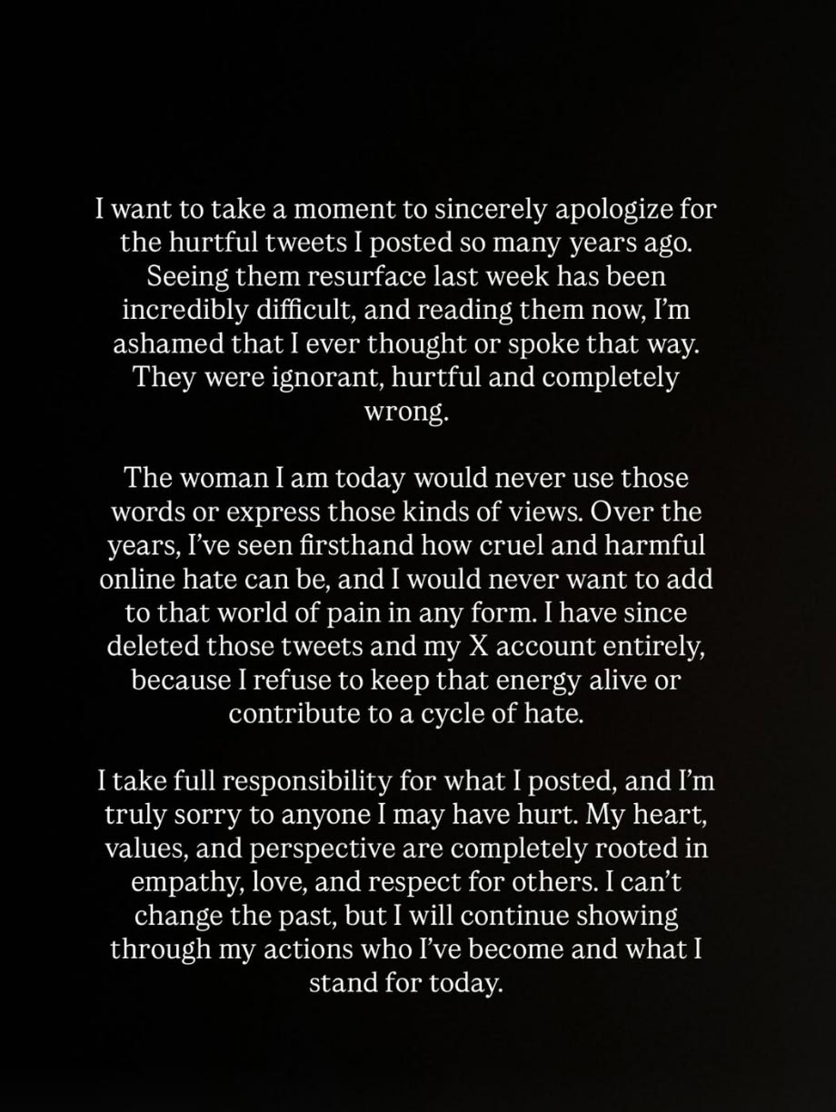 Travis Kelces Ex Kayla Nicole Apologizes for Hurtful Tweets After Deleting X Account