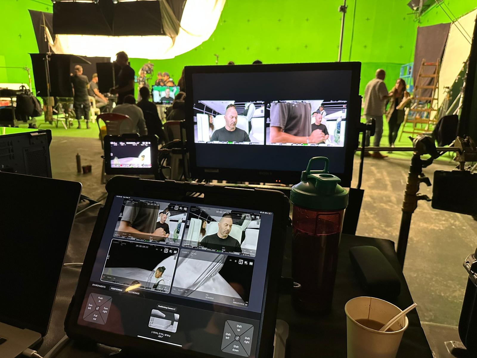 On Set with Voia