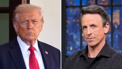 donald trump suggest seth meyers mocking him is illegal