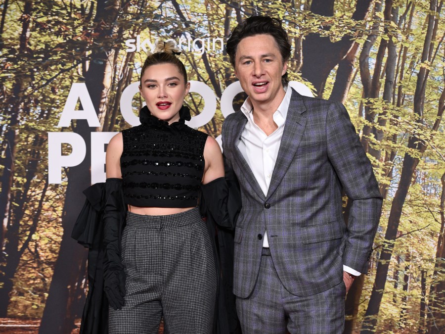 Florence Pugh and Zach Braff