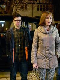 Tom Rosenthal, Simon Bird, Tamsin Greig and Paul Ritter in Friday Night Dinner