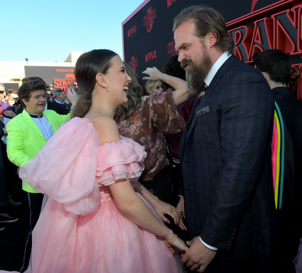 gettyImages-1158955230-millie-bobby-brown-david-harbour-quotes-about-working-together