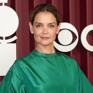 Katie Holmes Duffle Lookalike