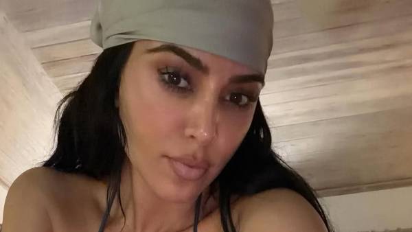 Kim Kardashian Shows Off Her Curves in Sexy Bikini After Sharing Her Bar Exam Results