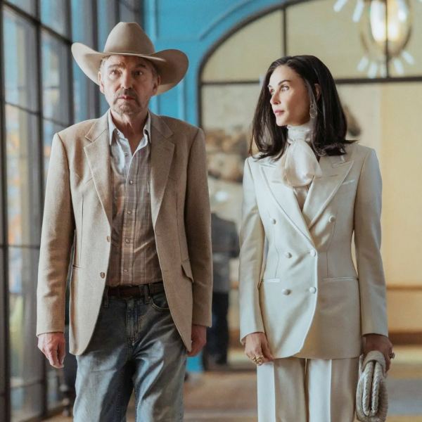 Billy Bob Thornton and Demi Moore in Landman season 2