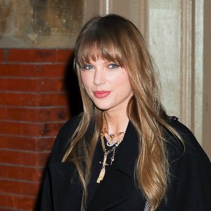 NEW YORK, NEW YORK - NOVEMBER 03: Taylor Swift seen in NoHo on November 03, 2025 in New York City. (Photo by Aeon/GC Images)
