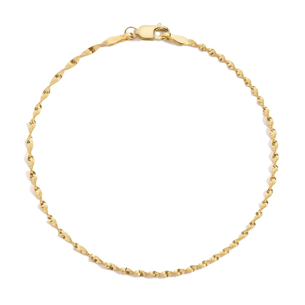 Dezi 7 in. Twisted Herringbone Bracelet