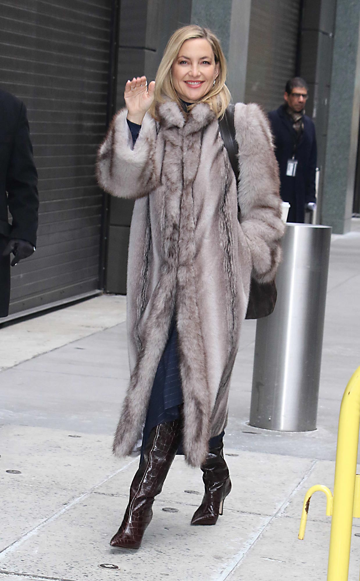 Stars' Bundled Up Looks This Winter: Taylor Swift's Fuzzy Jacket