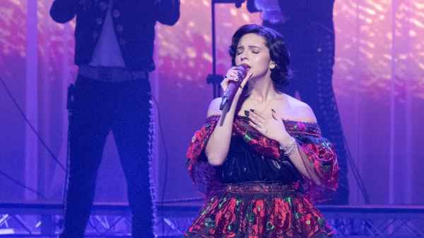 Ángela Aguilar en su gira Libre Corazón Tour