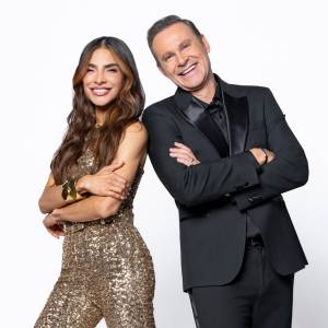 Alejandra Espinoza y Alan Tacher