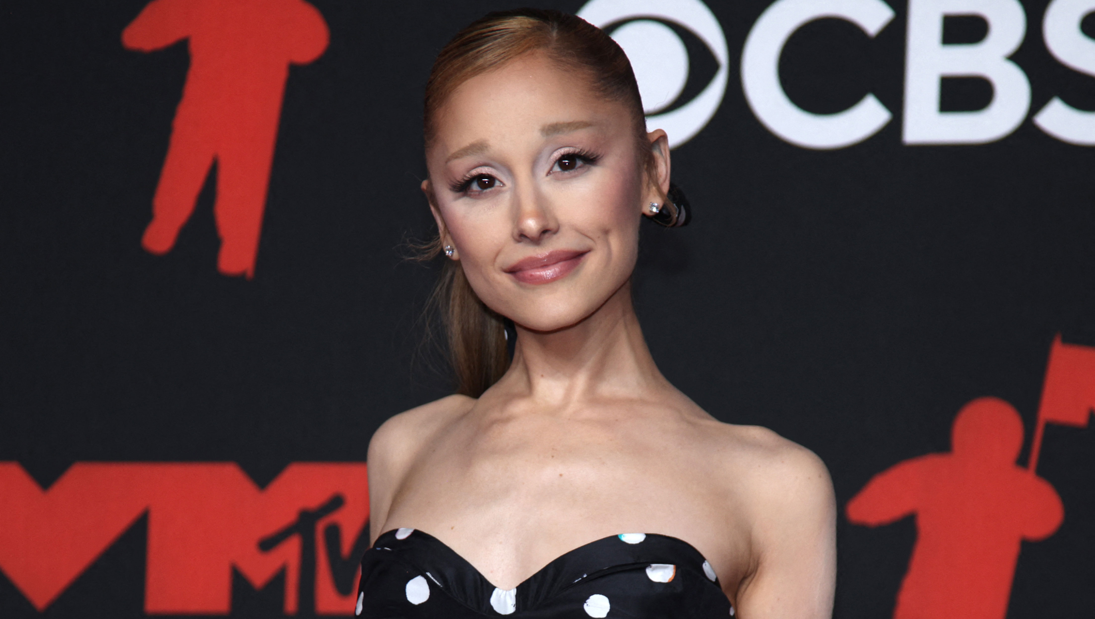 US singer-songwriter Ariana Grande attends the MTV Video Music Awards at UBS Arena in Elmont, New York, on September 7, 2025. (Photo by Leonardo Munoz / AFP) (Photo by LEONARDO MUNOZ/AFP via Getty Images)
