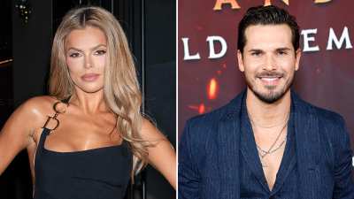 Brooks Nader Wears a Plunging Dior Dress on Watch What Happens Live While Discussing Sex With Gleb Savchenko 2252636889 2249484947