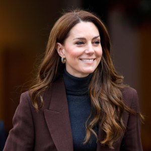 Catherine, Princess of Wales departs after attending the launch of the Bobeam Tree Trail at the National Portrait Gallery on February 4, 2025 in London, England. The interactive trail is a new project, from The Royal Foundation Centre for Early Childhood, based on the new Shaping Us Framework aimed at supporting the development of crucial social and emotional skills in under fives.