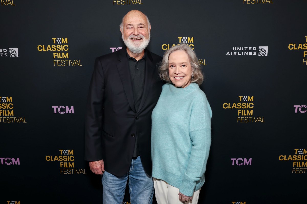 GettyImages-2212040809 Kathy Bates Chokes Back Tears Sharing Emotional Story About Late Rob Reiner