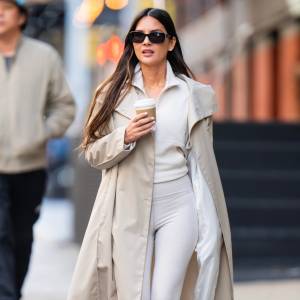 Olivia Munn is seen in Tribeca on November 16, 2025 in New York City.