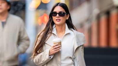 Olivia Munn is seen in Tribeca on November 16, 2025 in New York City.
