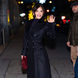 Lauren Sanchez Bezos is seen in Hudson Square on December 01, 2025 in New York City.