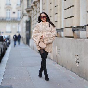 cable knit sweater