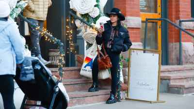 Kyle Richards is seen on December 22, 2025 in Aspen, Colorado.