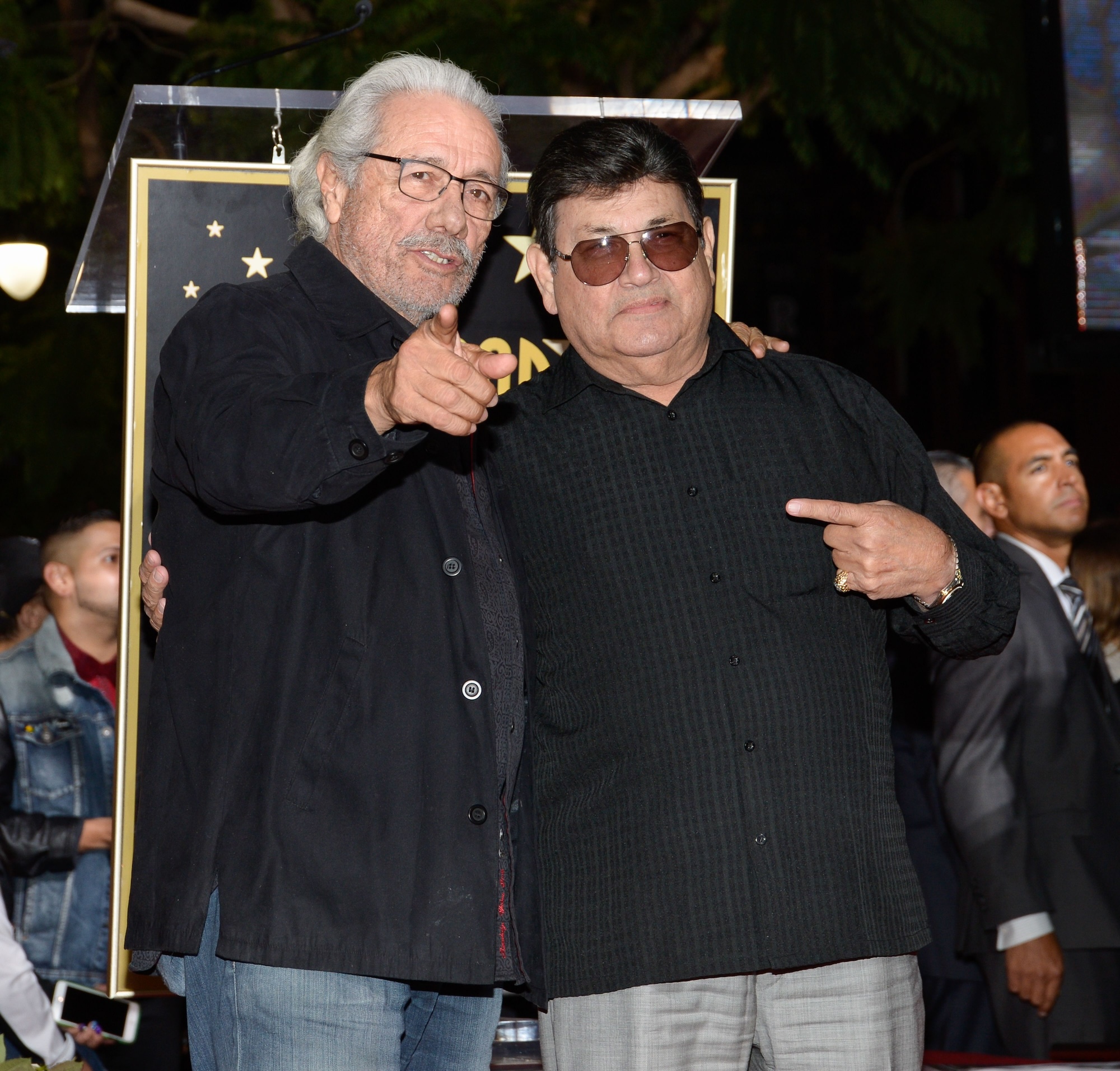 Edward James Olmos y Abraham Quintanilla Jr.
