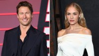 Glen Powell and Michelle Randolph Match in White During Rare Outing Amid Romance