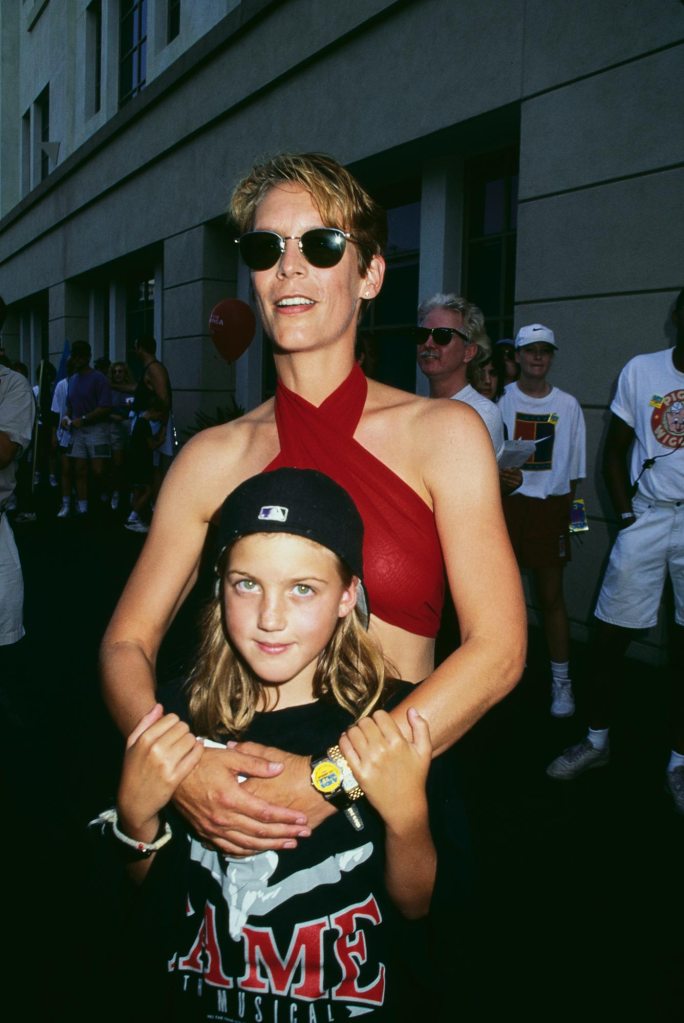 Jamie Lee Curtis Explains the Powerful Meaning Behind Her Provocative Red Top in Throwback Picture GettyImages 1484860775