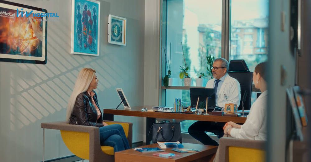 Medical consultation in a professional office at Liv Hospital