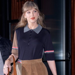 NEW YORK, NY - NOVEMBER 7: Taylor Swift is seen on November 7, 2025 in New York City. (Photo by XNY/Star Max/GC Images)