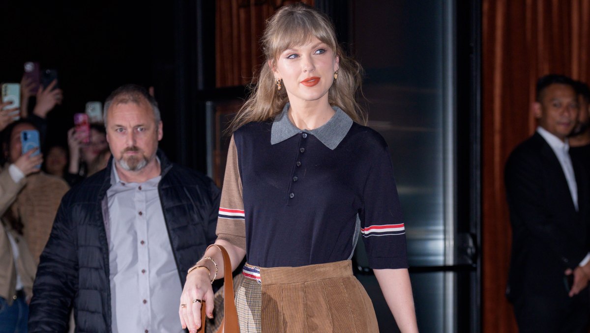 NEW YORK, NY - NOVEMBER 7: Taylor Swift is seen on November 7, 2025 in New York City. (Photo by XNY/Star Max/GC Images)