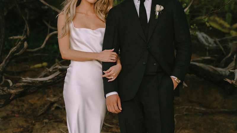 cassie randolph silver wrap dress Bachelor Alumn Cassie Randolph Wears 3 Pronovias Gowns