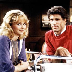 Shelley Long and Ted Danson in Cheers