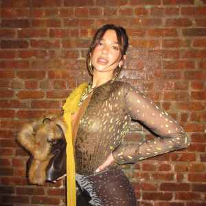 Dua Lipa Goes Braless Underneath a Sheer Top While Debuting Lighter Brown Hair: ‘Factory Reset’