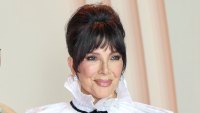 PARIS, FRANCE - OCTOBER 21: Kim Kardashian and Kris Jenner attend the