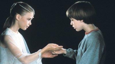 Tami Stronach and Barret Oliver in The NeverEnding Story
