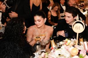 Kylie Jenner, Odessa A’zion Hug at Golden Globes After Rumored Drama