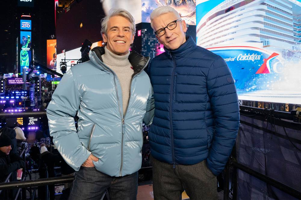 Andy Cohen, Anderson Cooper Toast New Year With Tequila Shots | Us Weekly