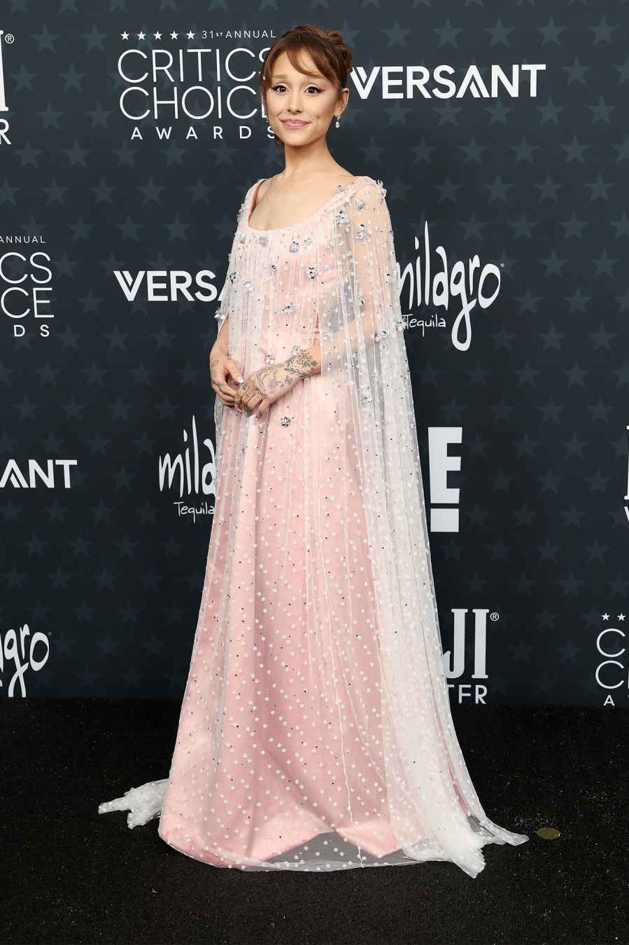 Ariana Grande Red Carpet Arrival 2026 Critics Choice Awards