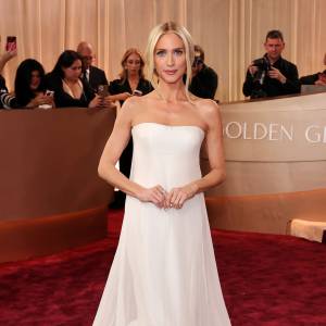 Brittany Snow Red Carpet Arrival Golden Globes 2026