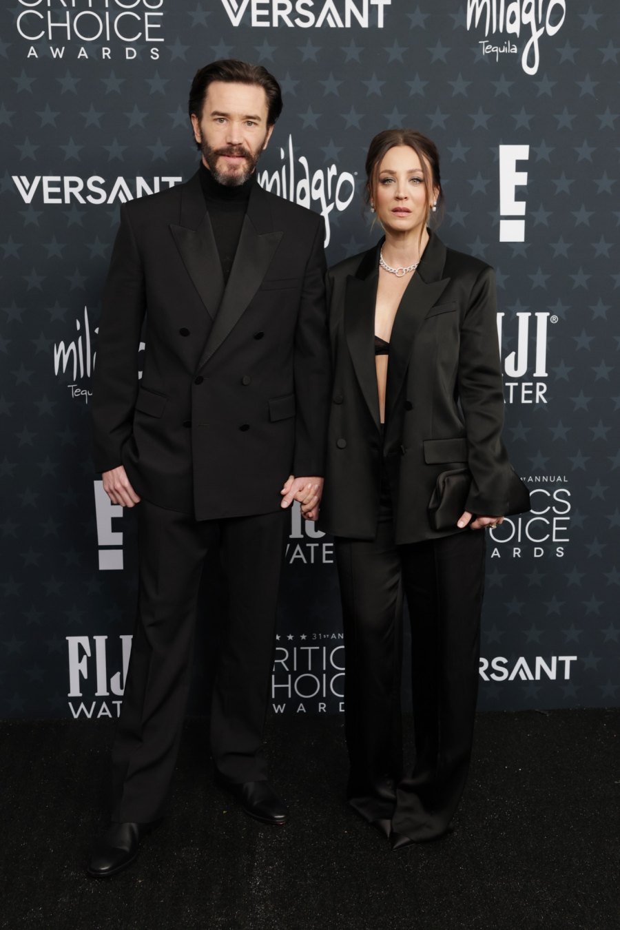 Critics Choice Awards 2026 Hottest Couples Tom Pelphrey and Kaley Cuoco