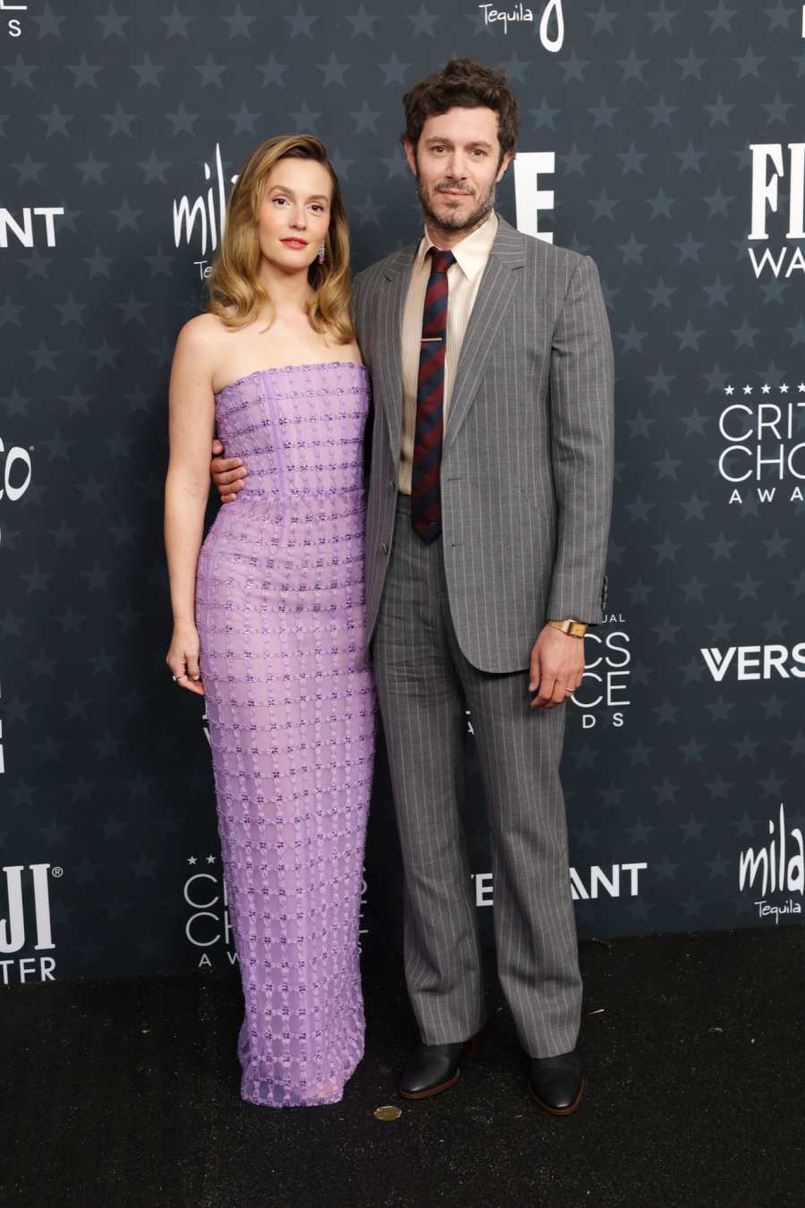 Critics Choice Awards 2026 Hottest Couples Leighton Meester and Adam Brody