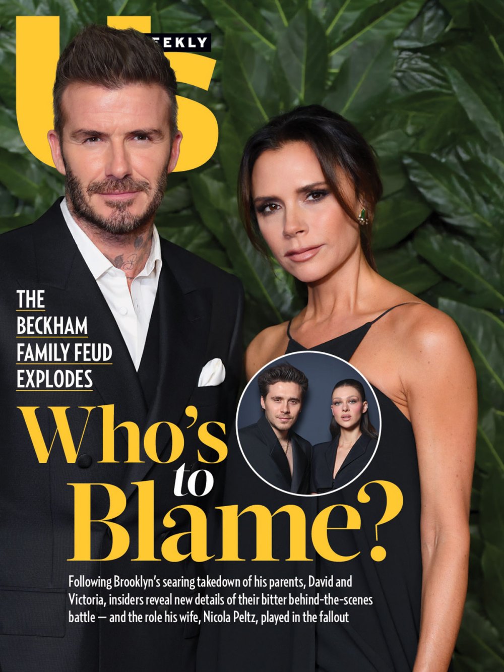 David Beckham and Victoria Beckham 2606 Us Weekly Cover