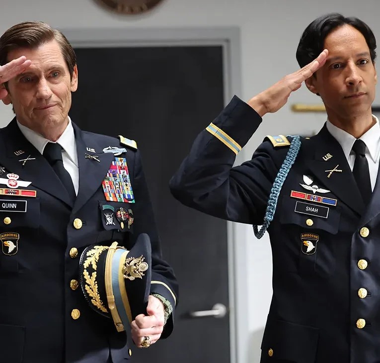 Denis Leary and Danny Pudi in Going Dutch