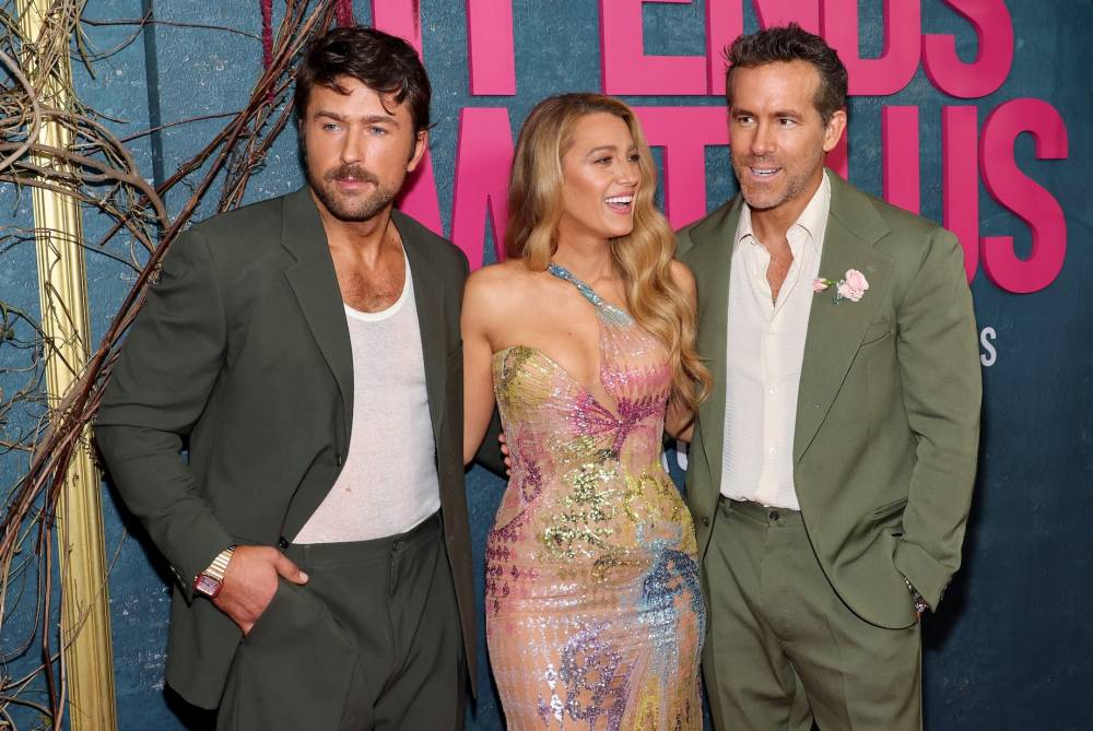 GettyImages-2165608462 Brandon Sklenar and Blake Livelys Texts About It Ends With Us Drama ryan reynolds