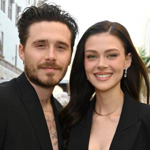 Brooklyn Beckham and Wife Nicola Share Kiss in New Pics Amid Family Drama